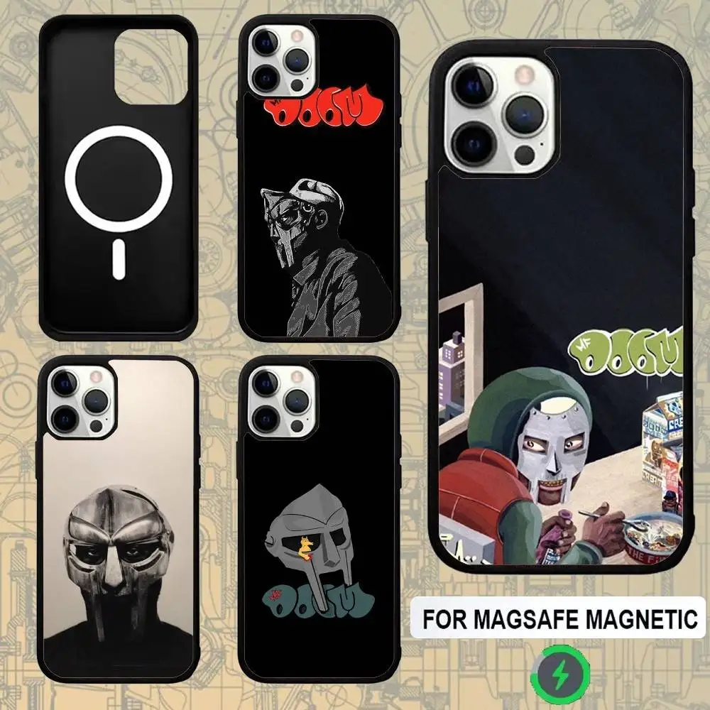 

Rapper MM FOOD Mf Doom For Magsafe Wireless Charger Case For iPhone 15,16,17,13,14,11,12,Pro,Max,Plus,E,Air,Mini Protection