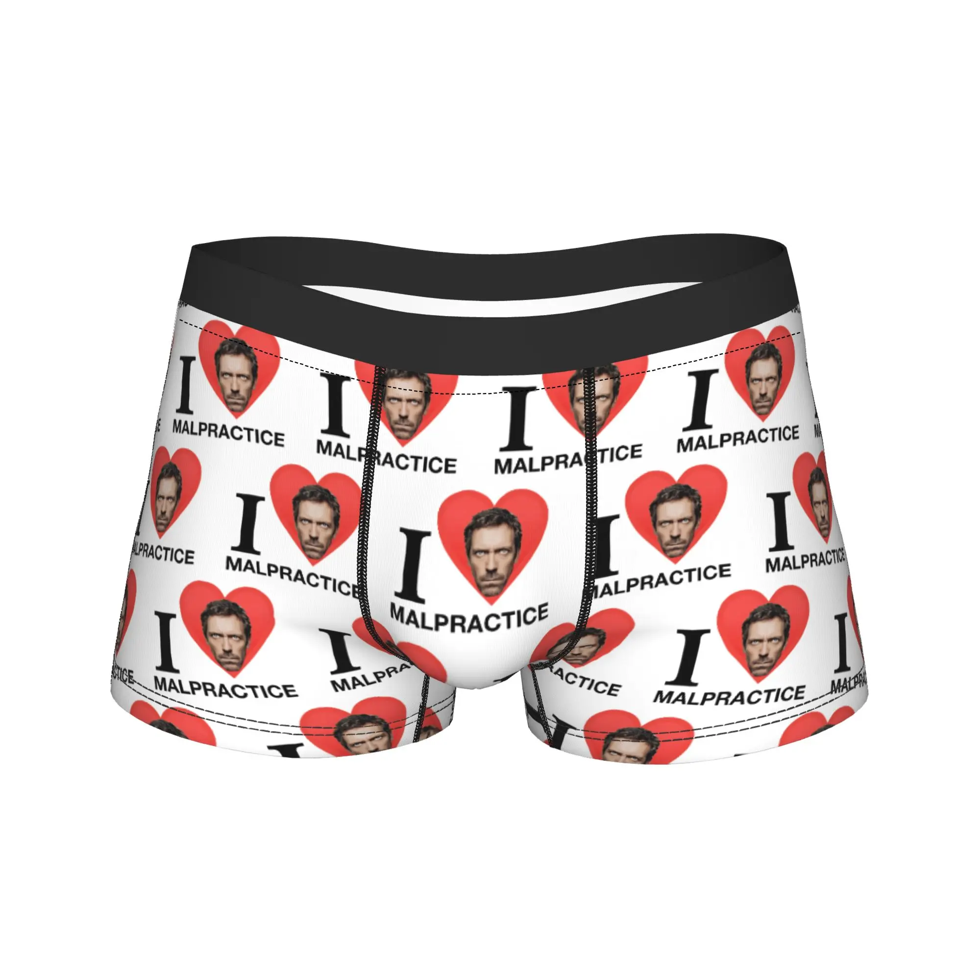 

Новинка, шорты-боксеры Gregory House MD, трусы, мужское нижнее белье, трусы из полиэстера для мужчин, большие размеры