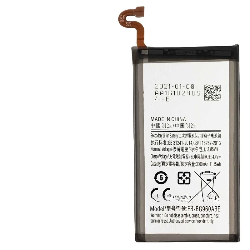 For Samsung Galaxy S9 Battery New EB-BG960ABE 3000mAh 2pcs