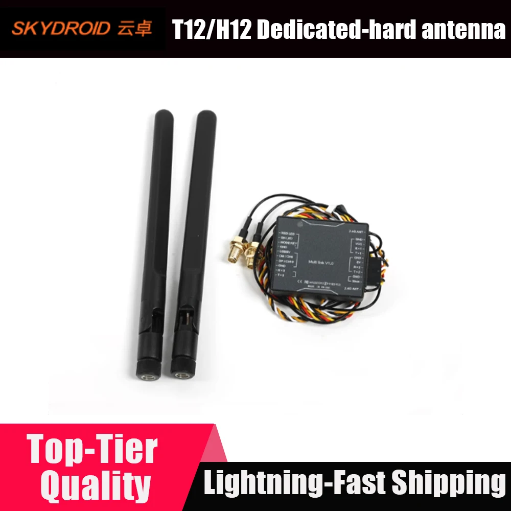 Skydroid T10, T12, H12 landbouwzender Radiobesturingsontvanger voor modelvliegtuigen, K++ en K3A-datakabel