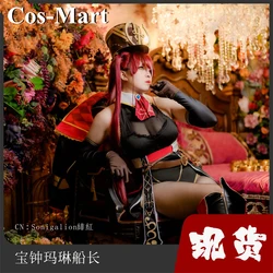 Cos-Mart Anime Vtuber Hololive Houshou Marine Cosplay Kostuum Elegante Zoete Uniform Jurk Activiteit Party Rollenspel Kleding