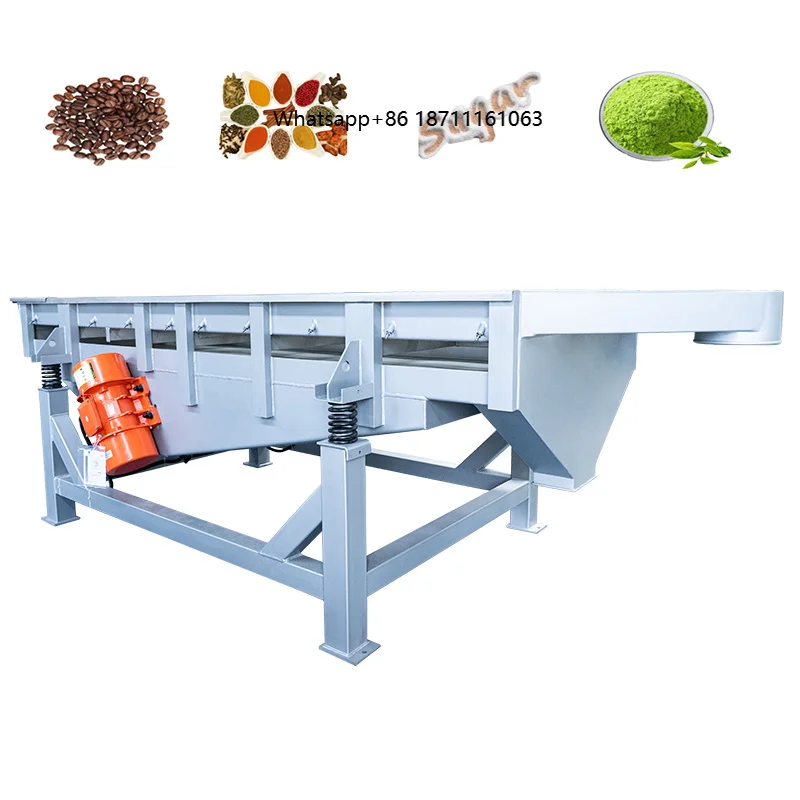High Quality Small Grain Sorting Sieve Granule Classifier Linear Vibrating Screen Screening Machine