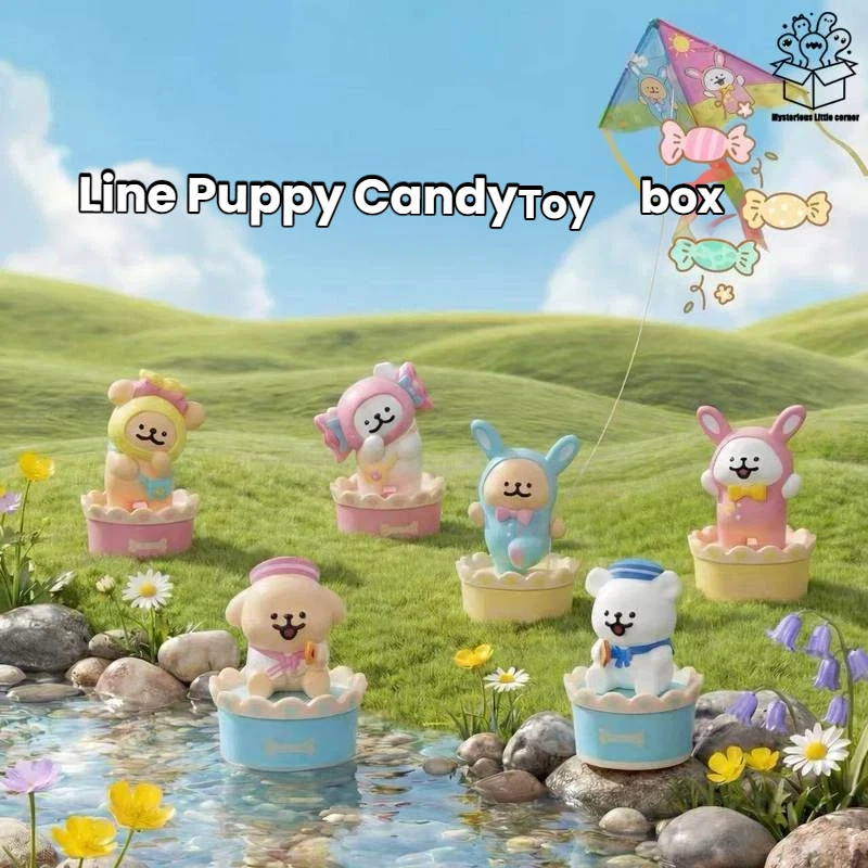 

New Bandai Namco Cute Puppy Blind Box Trendy Collectible Toy Cartoon Figurine Desktop Ornament Home Decoration Gift For Adults