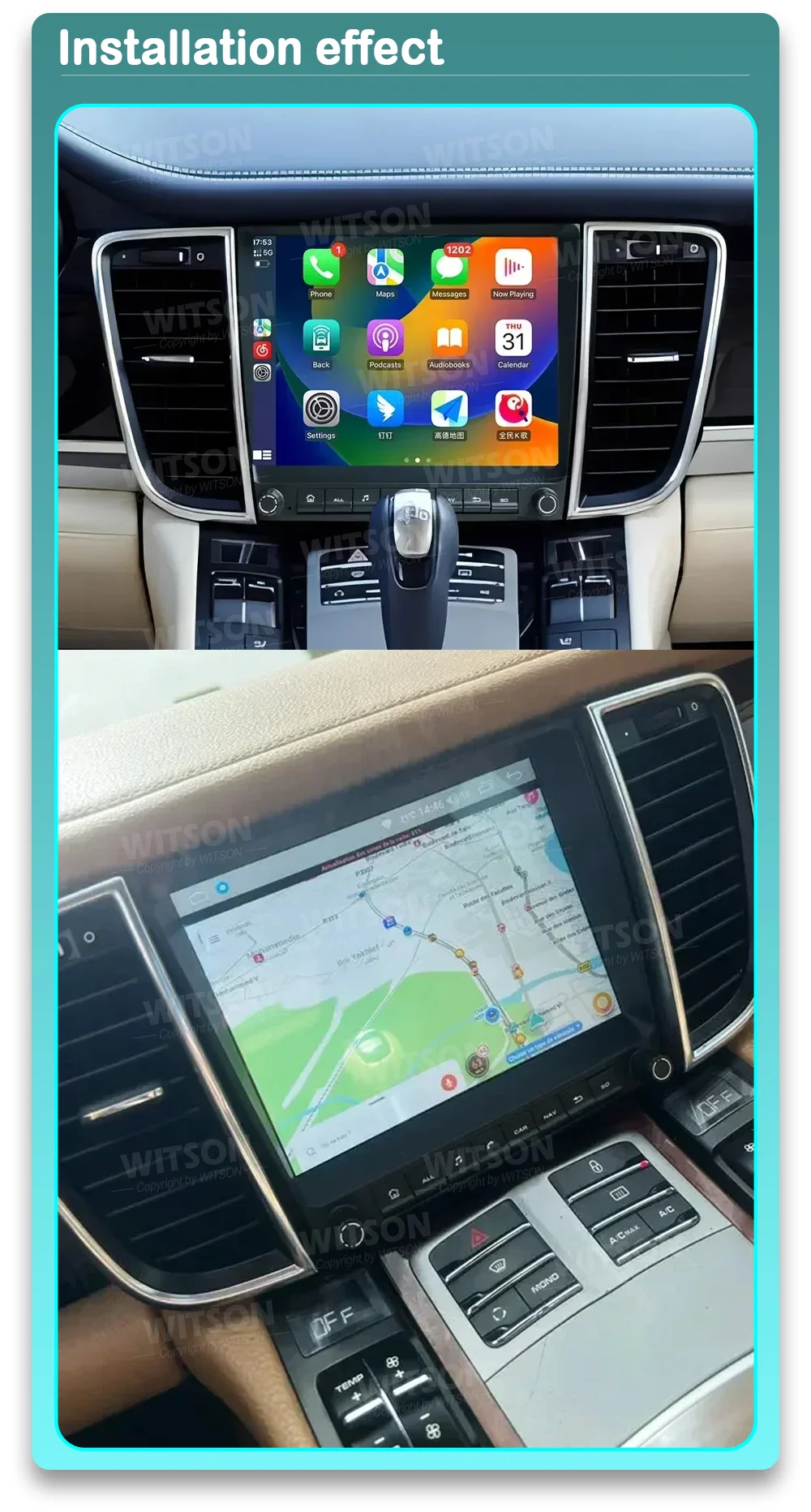 8.4'' without DVD Android 14 Car Radio For Porsche Panamera 970 G1 2010-2017 Multimedia Stereo Carplay 4G Wifi GPS OEM Style UI