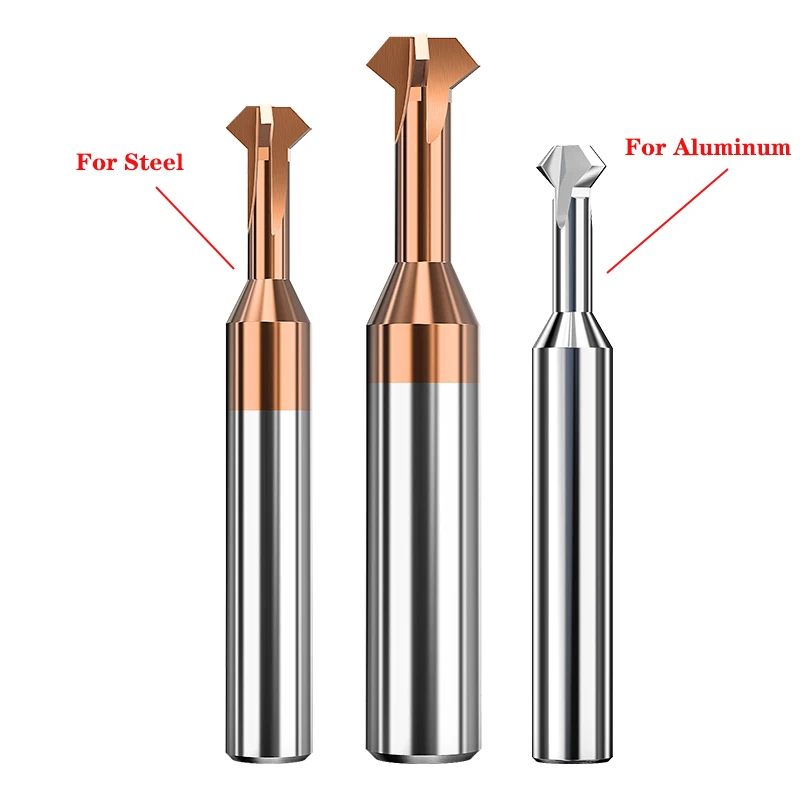 

1Pcs Front Back Deburrer Double Angular Chamfering Cutter Inner Chamfer 90 Degree for Metal Hole Internal Burr Removal CNC Tool