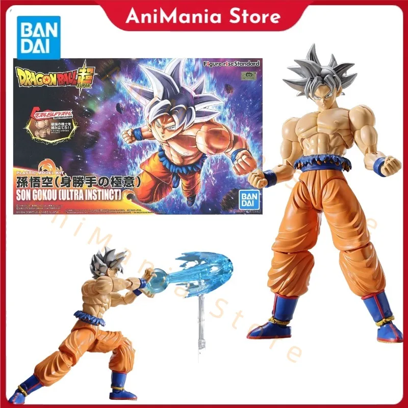 

Original BANDAI Figure-rise Dragon Ball Super Ultra Instinct Silver Hair Son Goku Assembly Model Anime Action Figures WY