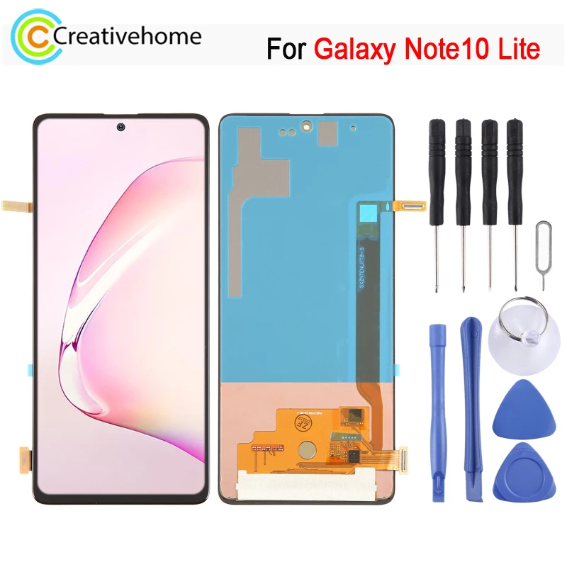 

6.7 Inch OLED LCD Screen For Samsung Galaxy Note10 Lite SM-N770F Phone Display With Digitizer Full Assembly Replacement Part