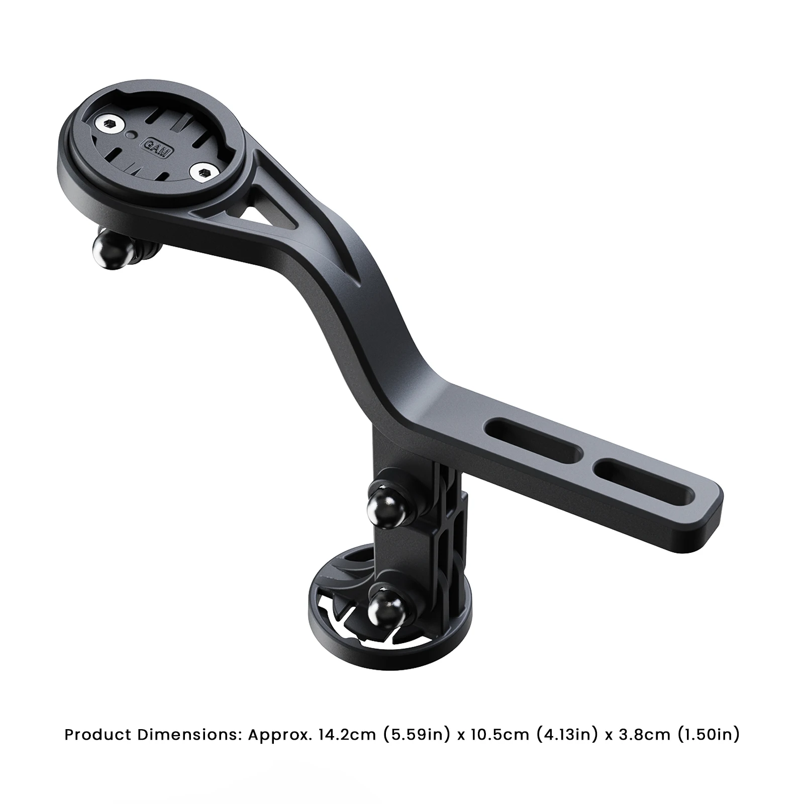 حامل كمبيوتر للدراجة سهل التركيب، حامل كمبيوتر للدراجة الأمامية لركوب الدراجات لعداد السرعة Wahoo Bryton Garmin