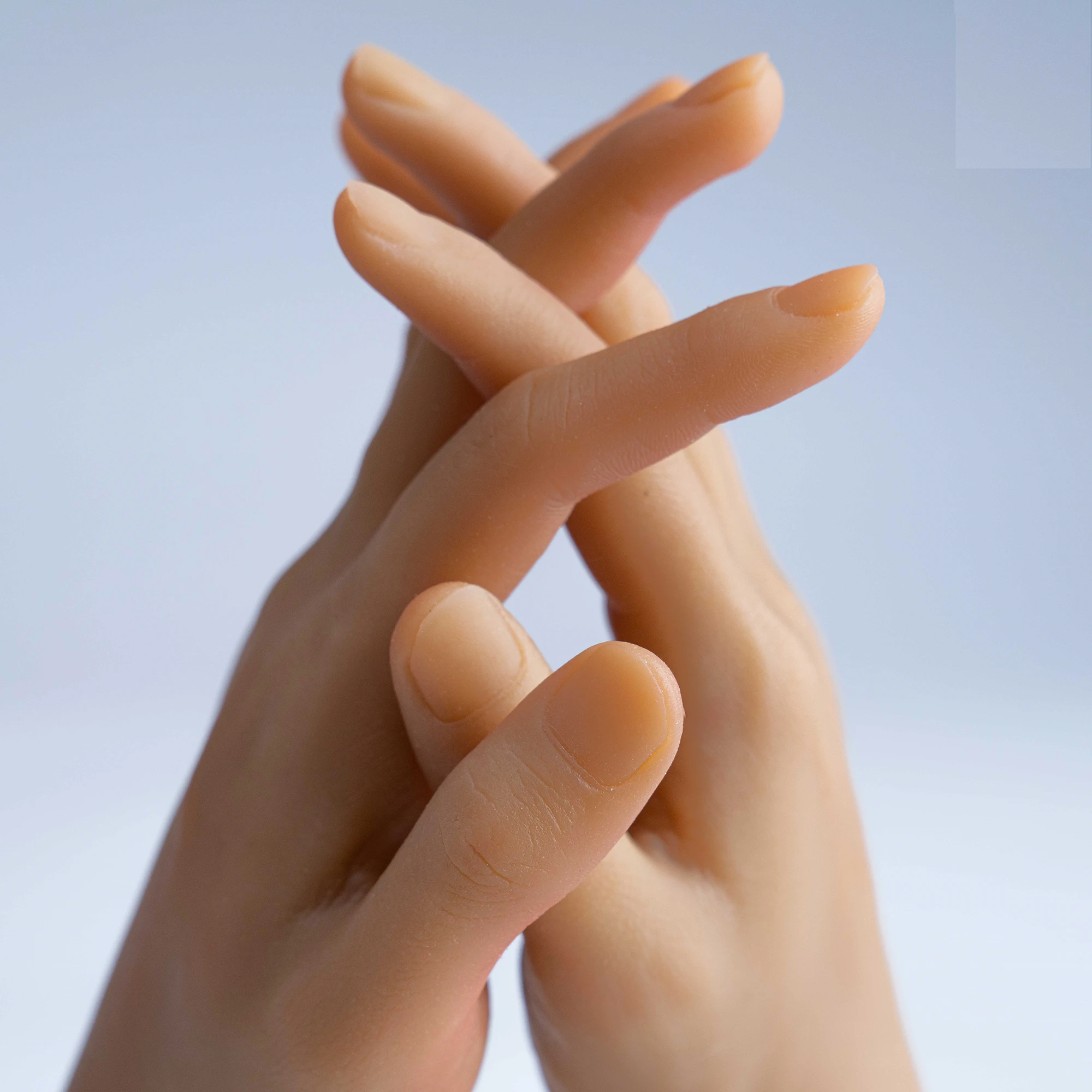 Lifelike High Simulation TPE Male Hand Model S7 Fake Nail Art Watch Display Manicure Painting Realistic Man's Hands