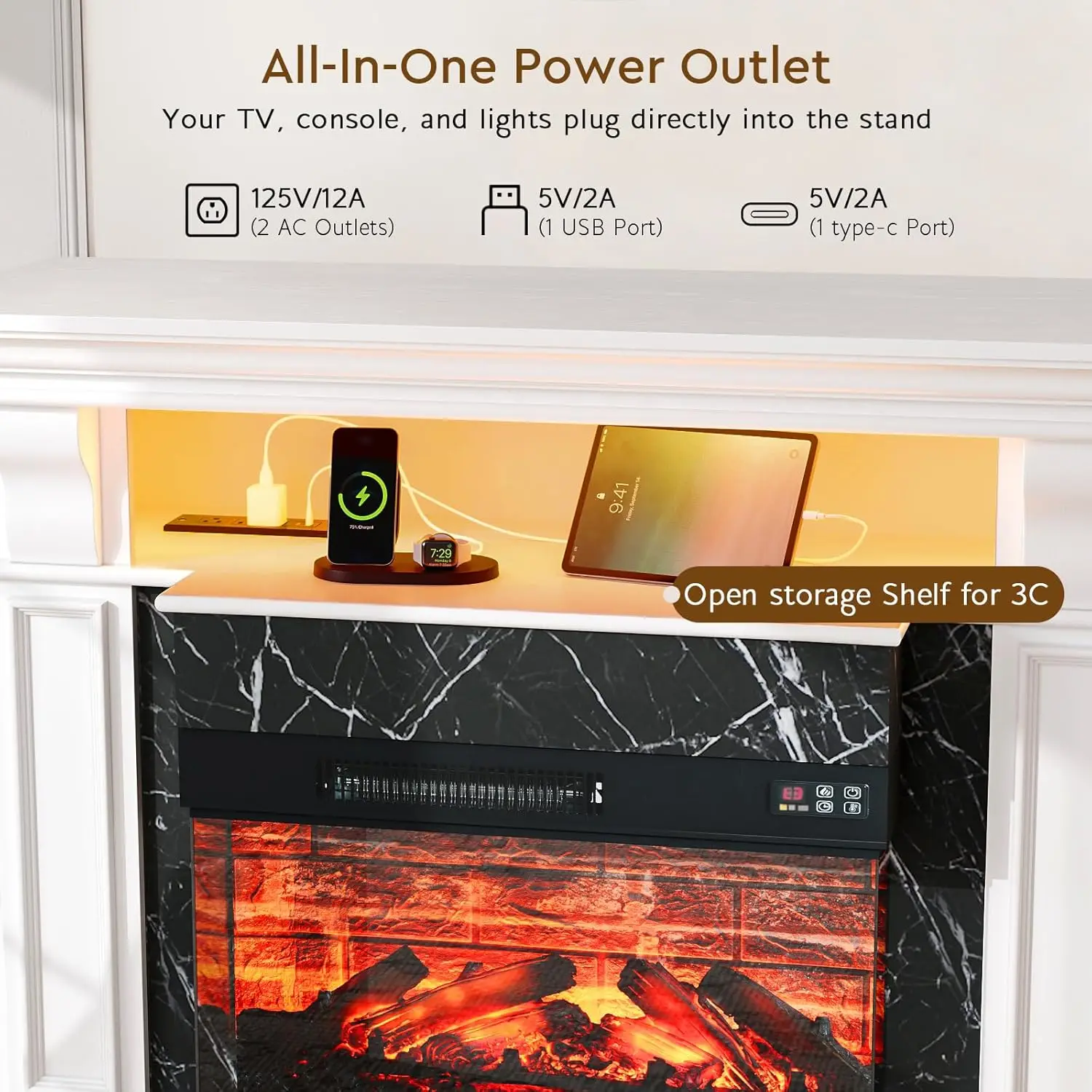 Thumbnail 4 - #17 Top Rated Electric Fireplace Heaters to Buy in 2026