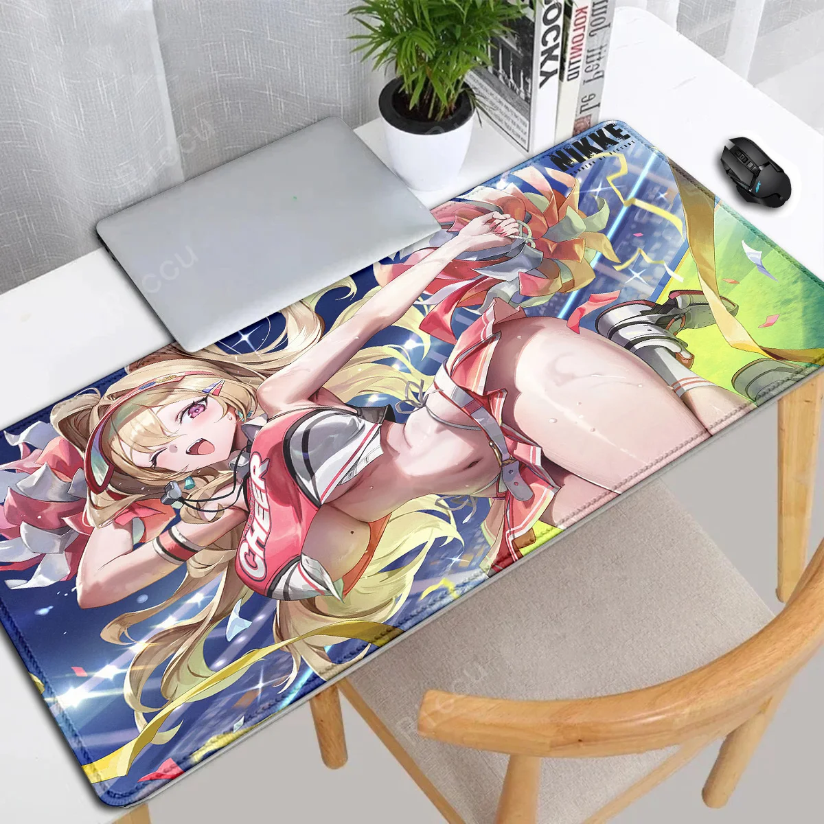 Spel sexy meisje Godin van de Overwinning Nikke Grote muismat Gaming Accessoires Muismat Toetsenbord Mat PC Bureau Pad Computer mousepad