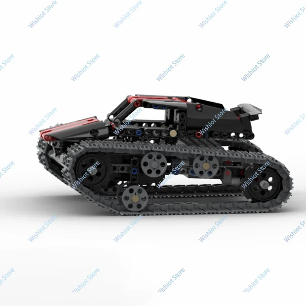 MOC 4WD Crawler Monster Tank High Speed Buggy Motor Off-Road Cross Excavator Chassis APP Remote Control Building Blocks Vehicle