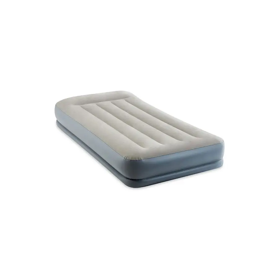 

64115ED DuraBeam Standard Pillow Rest Air Mattress FiberTech Twin Size Builtin Electric Pump 12in Bed Height 300lb Weight Capaci