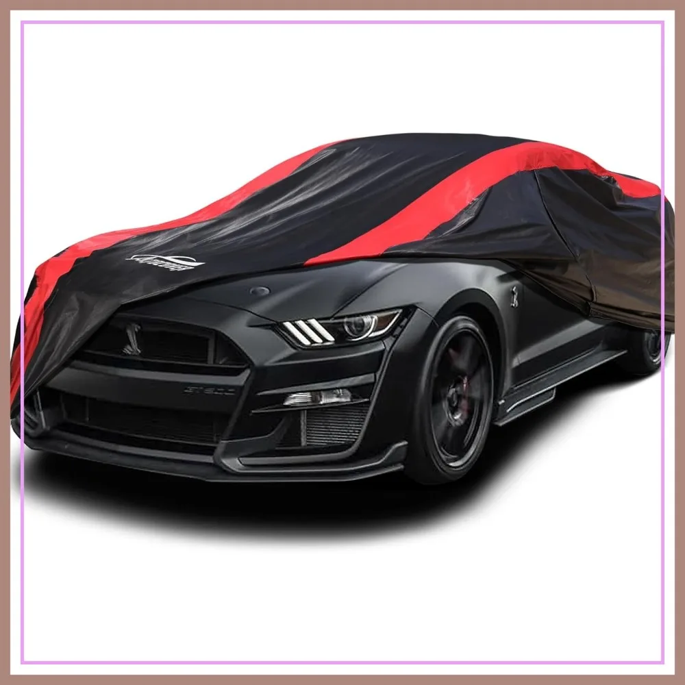 

Car Cover Waterproof All Weather for Ford Mustang 1994-2025 Coupe with Cotton Liner