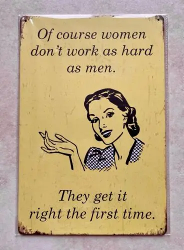 Женская металлическая пещера с надписью «GET IT RIGHT IT FIRST TIME» для мужчин, кухни, спальни, 20x30 см