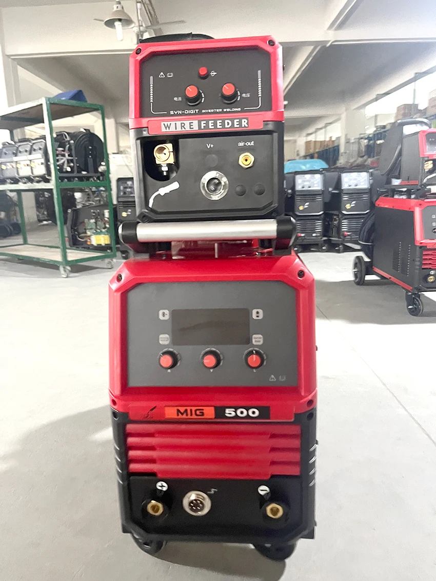 

SANYU High Quality Welding 3PH 380V 400V IGBT MIG-500A Inverter Welder MIG Arc Welding Machine Without Pulse