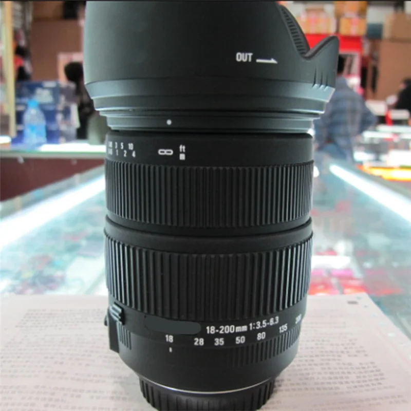 1 conjunto (2 peças) anel de borracha com zoom de super qualidade, borracha para sigma AF-S 18-200mm 18-200mm, peça de reparo (2.0-1.8cm) e wan