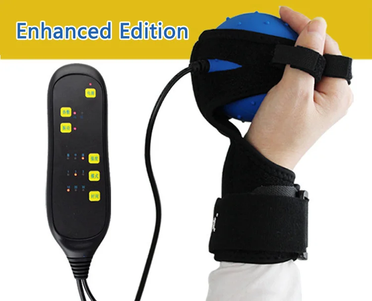 Hemiplegie Finger Erholung Ausrüstung Training Elektrische Heiße Kompresse Massage Training Bälle Elektrische Massage Ball Finger Board