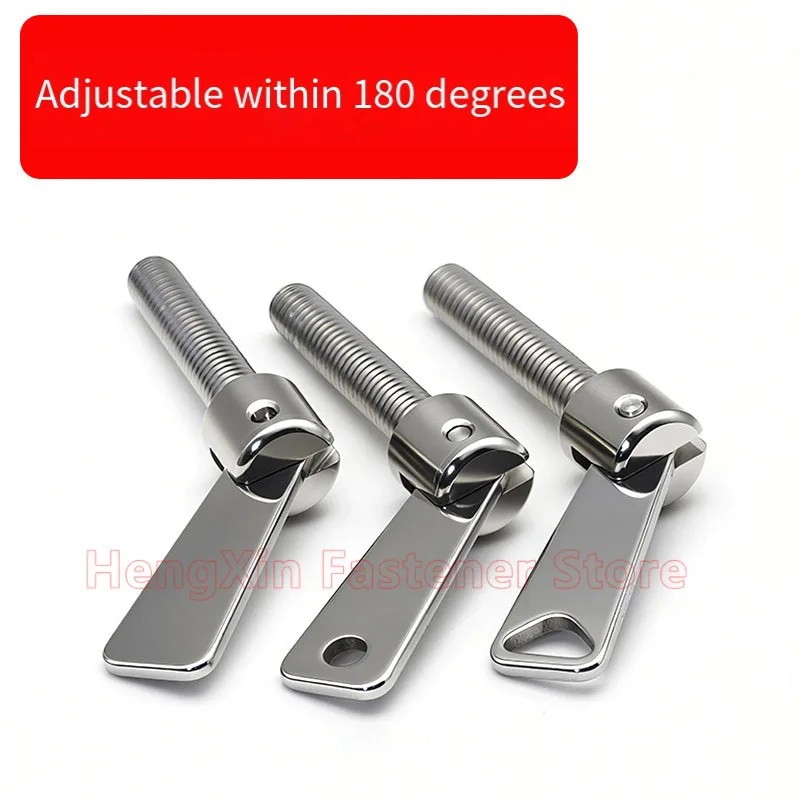 M3 M4 M5 M6 M8 M10 Stainless Steel L Thumb Screw Adjustable Revolving Arm Tool-Free for Machinery Guard Electronic Enclosure