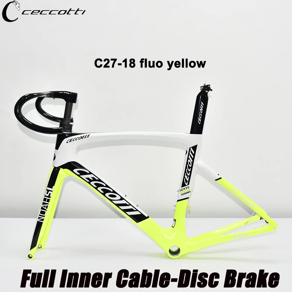 Sequel-Full Inner Cable Road Bike Frame, T1000 Carbon Fiber, The Newest Design Bicycle Frameset