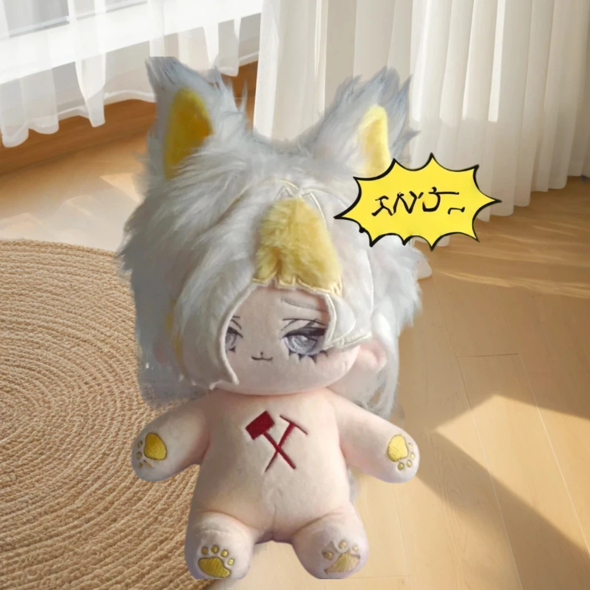 

Плюшевая игрушка Kromer 20 см: Аниме-персонаж Limbus Company в костюме с каркасом, для переодевания, рождественский подарок