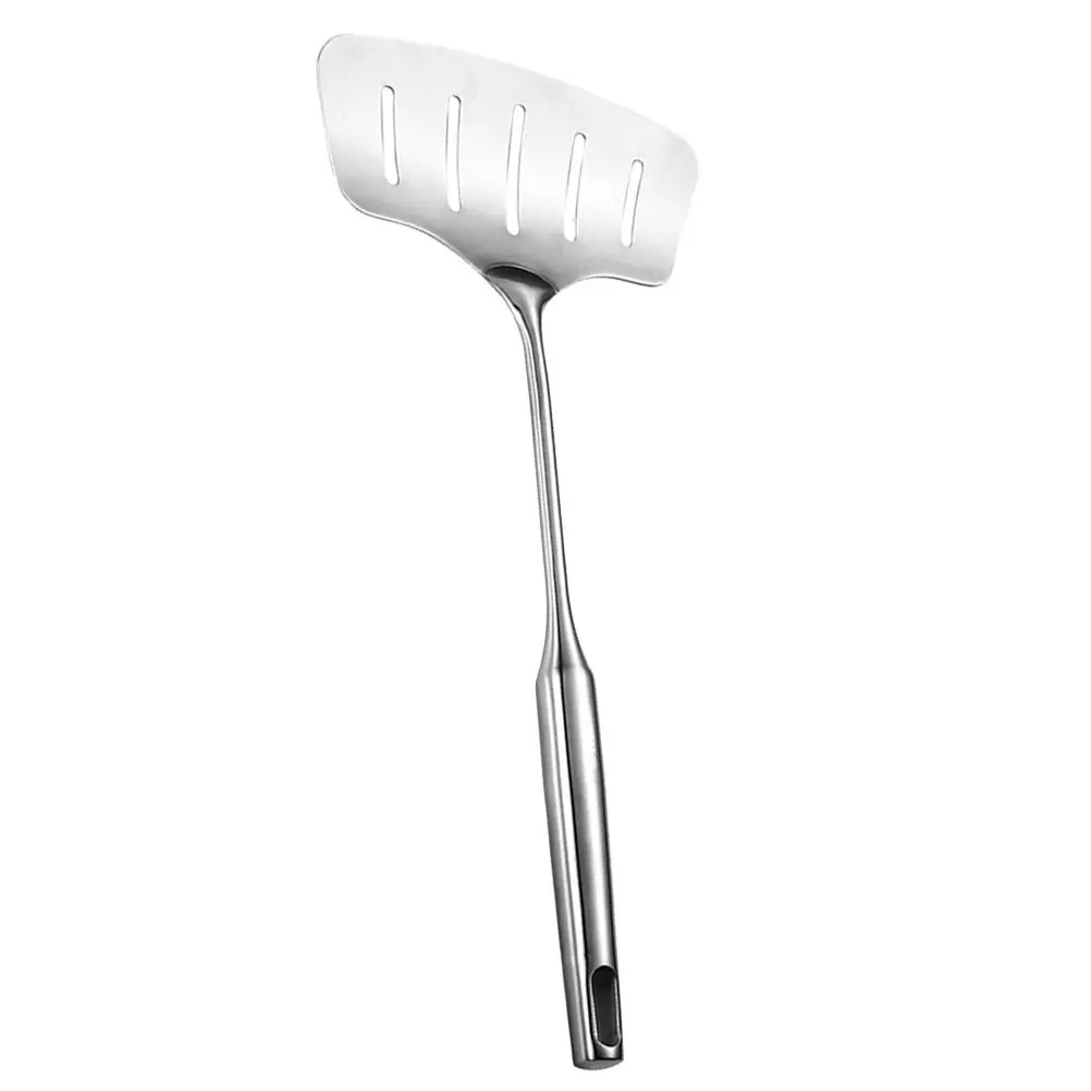 Stainless Steel Widen Slotted Fish Spatula Turner for Lifting Turning Transferring Whole Fish Fillets Steak Seafood Cakes Oil