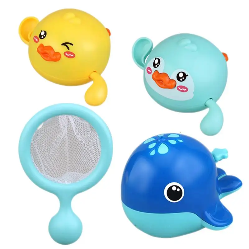 Kids Pool Toy Sea Animal Swimming Toys Kids Bathtub Sprinkler Colorful Fishing Play Set Bathroom Pool Accessory For Easter