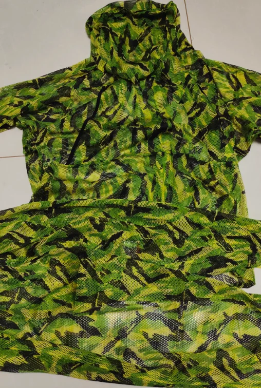 

Russian Ghillie Suit Green Camouflage Cover Leaf Phantom