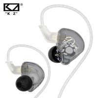 KZ Dawn 10mm Large-Diameter Dynamic Driver Unit In-ear Earphones Hifi Monitor Sound Quality Earbud Silver-plated/OFC Flat Cable