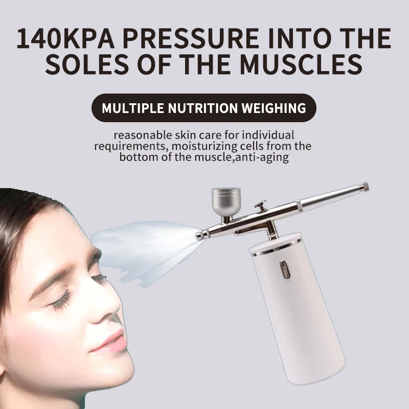 

Beauty Skin Care Handheld Oxygen Injection Device Mini Oxygen Injector Face Care Dredge Deeply Hydrating Rejuvenating Skin