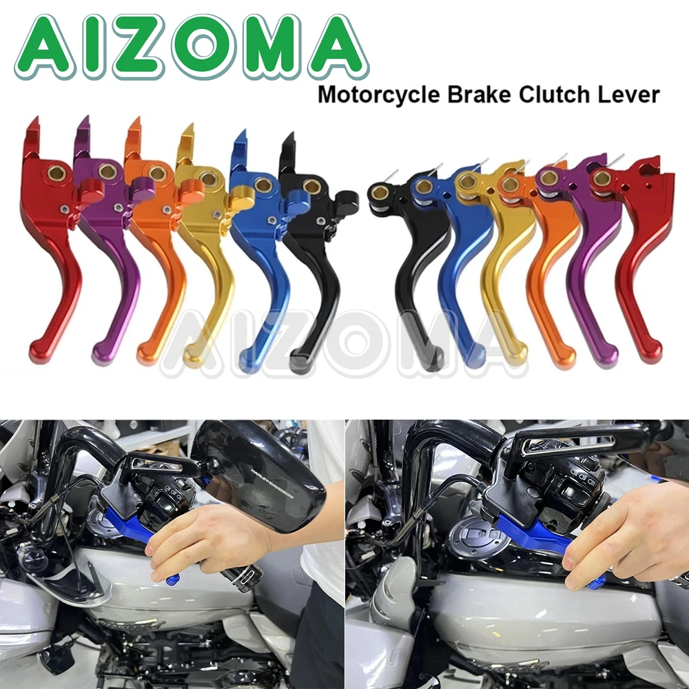 2-3-Finger Motorcycle Brake Clutch Lever For Harley Touring Street Glide CVO 121 FLHXSE 2023-2026 FLHX FLTRX FLTRXSTSE 2024-2026