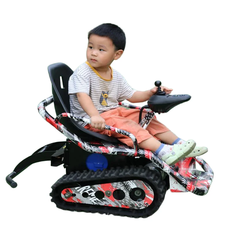 Special Square Electric Go Karts for Kids Small Tank Tracked Beach Car Kart for Field Entertainment for Foreign Trade
