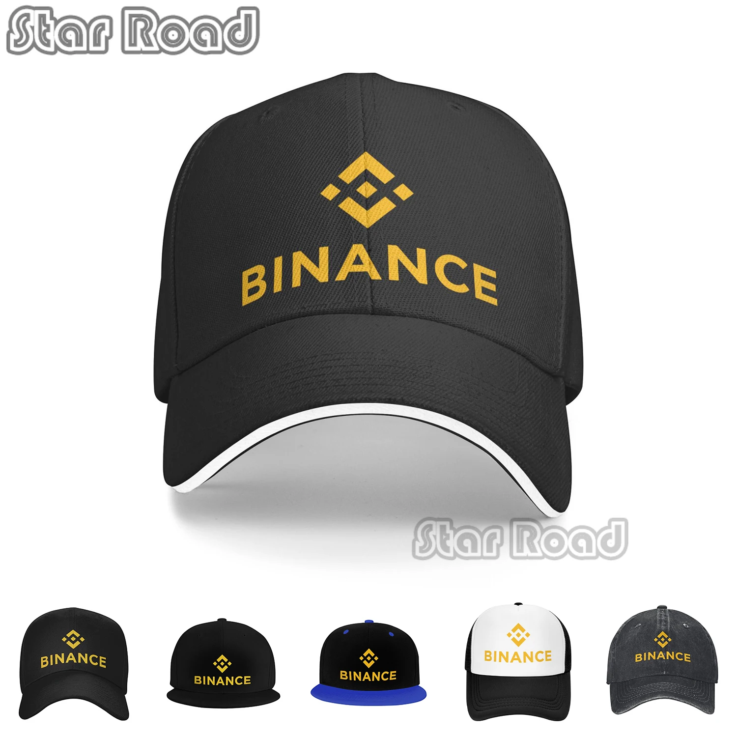 

Futures Trucker Hats Binance Coin Crypto Miners Baseball Cap for Men Women Hip Hop Snapback Caps Dad Hats Sun Hat Streetwear