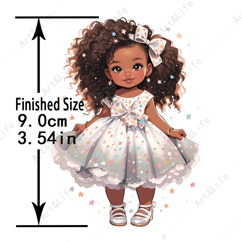 2024 Cute Doll Black Girl New Scrapbooking Cutting Dies Baby Stencils For DIY Paper Cards Embossing Cut Die Decorative Craft