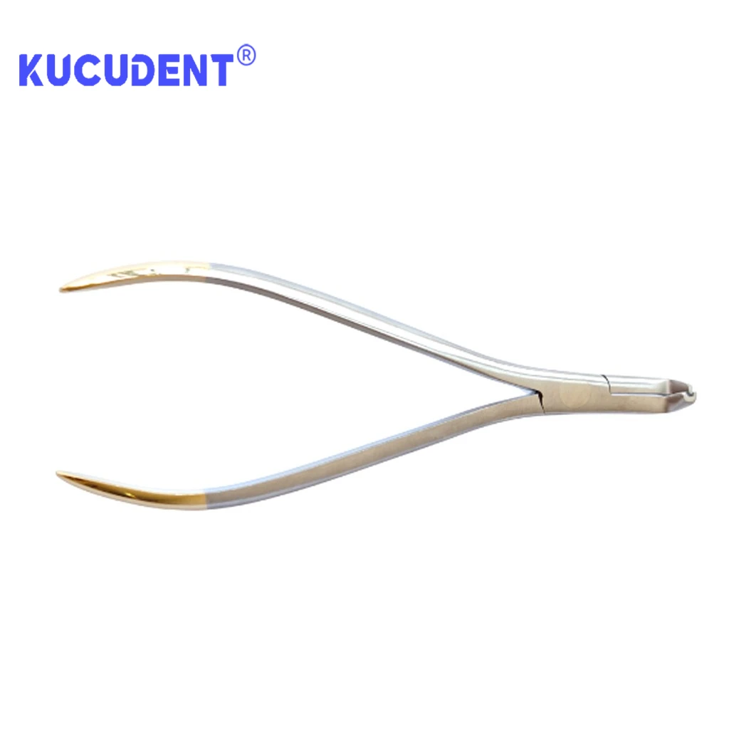 1 pc Dental Distal End Bending Plier - Orthodontic Arch Wire Cinch Back Forceps for NiTi Wire Bending & Stainless Steel Tool view 2