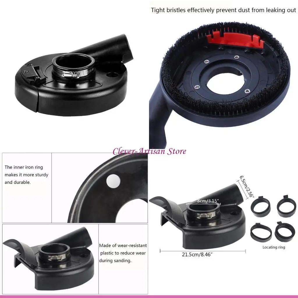 

E06B Surface Grinding Shroud Dust Shroud for Angle Grinder Dust Cover Dust Shroud