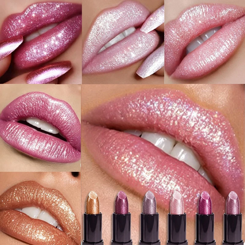 6 Colors Pearlescent Pink Meta - Lip Tint Korean recension och pris