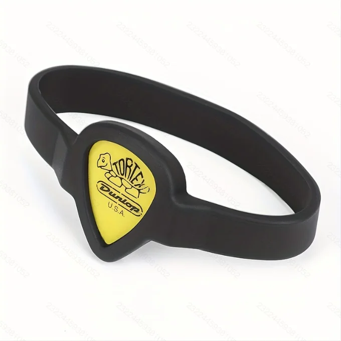 The Guitar Pick Bag Is Made of Silicone, and the Bracelet-Type Wearable Portable Pick Is a Super Cool Gift for Music Lovers/Begi