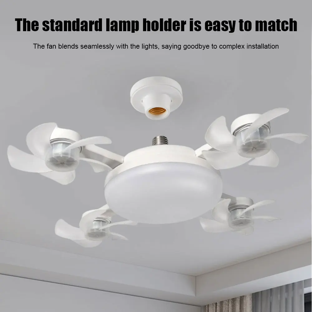 

Бесшумный потолочный вентилятор 2 в 1, светильник с дистанционным управлением, подвесной вентилятор в форме дрона, светильник вентилятора для столовой, спальни, гостиной