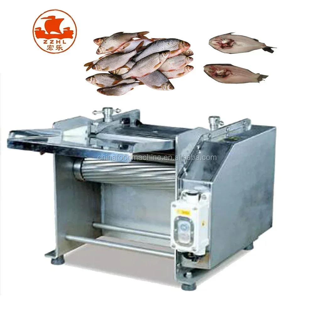 Automatic Industrial Fish Tilapia Peeling Skin Removing Machine Squid Peeler Machine Electric Fish Skinner