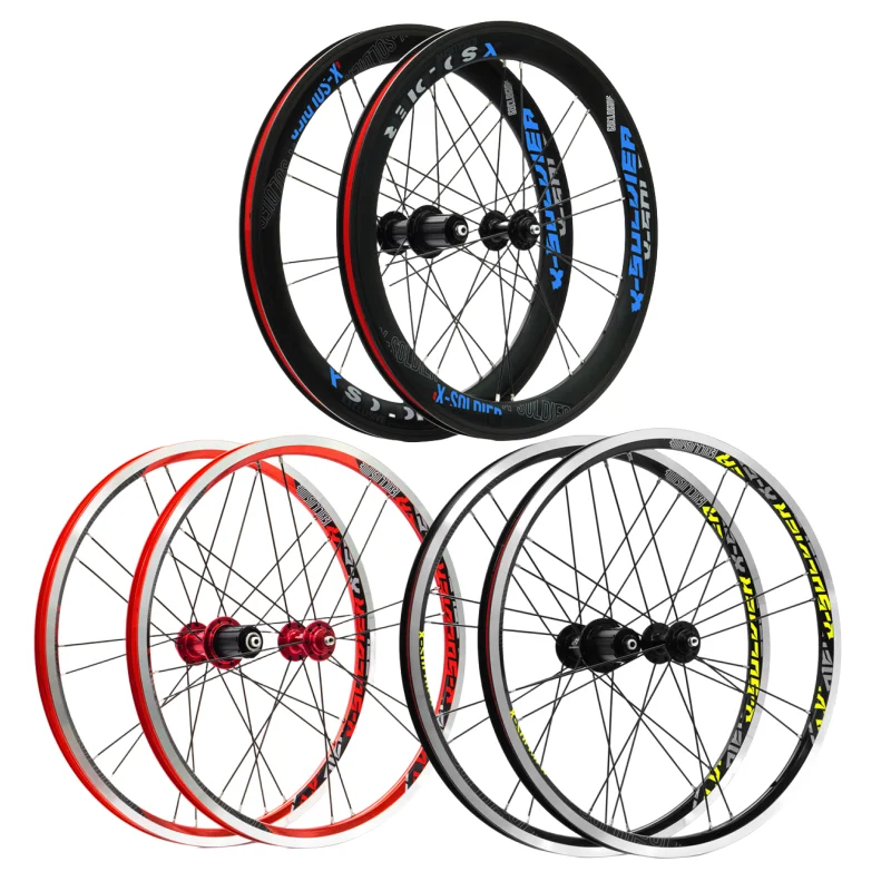 

Chooee Folding Bicycle Wheels 20 inch Bike Rim Aluminium V Brake Wheelset Hot Front And Rear Cycling Accessories Part