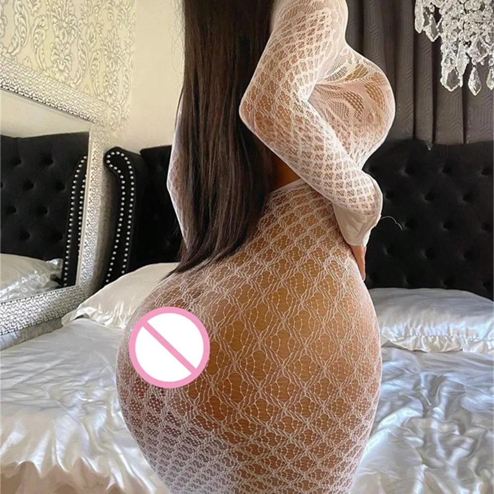 فستان بيبي دول غريب ملهى ليلي أزياء مثيرة مجموعة الملابس الداخلية الحسية النسائية منظور شبكي بدون ظهر فستان قصير قصير