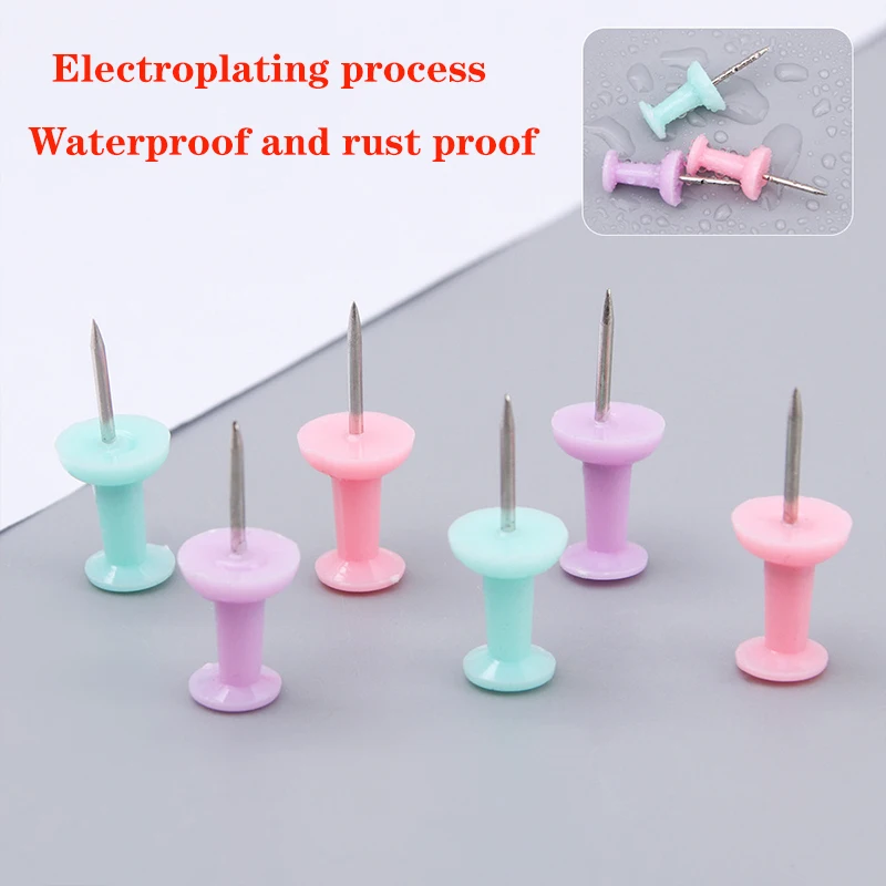 Macaroon Push Pin Painting Pin Suitable For Bulletin Boards, Maps, Posters, and Craft Projects 80 Pieces