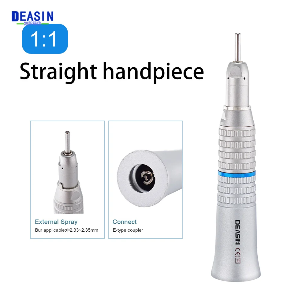 

Dental 1:1 Surgical Straight Nose Cone Low Speed Handpiece with External Irrigation Pipe