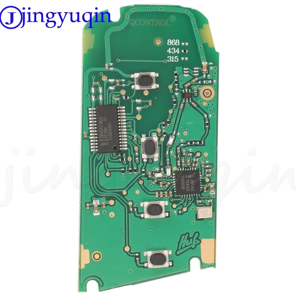 Jingyuqin 3/4/5BNT 868/315/433mhz Car Remote Smart Key For BMW 1 3 5 7 Series CAS4 FEM Auto Vehichle Alarm Keyless KR55WK49863
