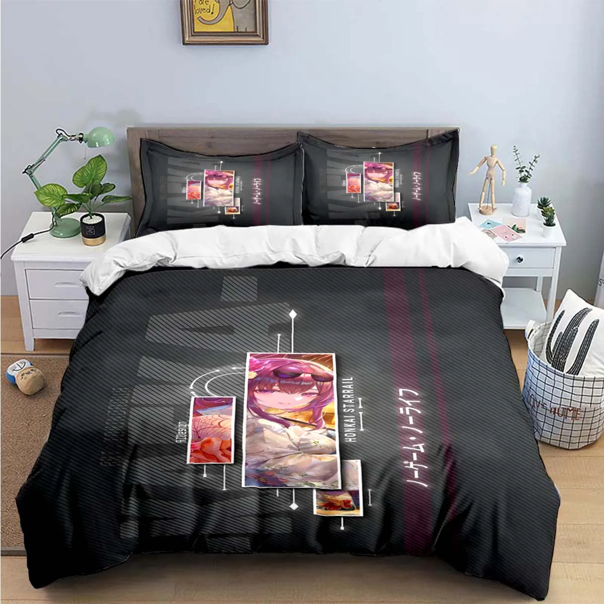 

3D Fashion Game Honkai StarRail Print Bedding Sets Bed Supplies Set Duvet Cover Bed Comforter Set Bedding Set Luxury Gift