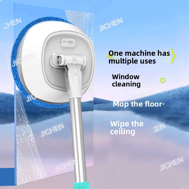 

Wireless window cleaning robot Electric glass cleaning artifact Household mop wall plastering ceiling device Window cleaning han