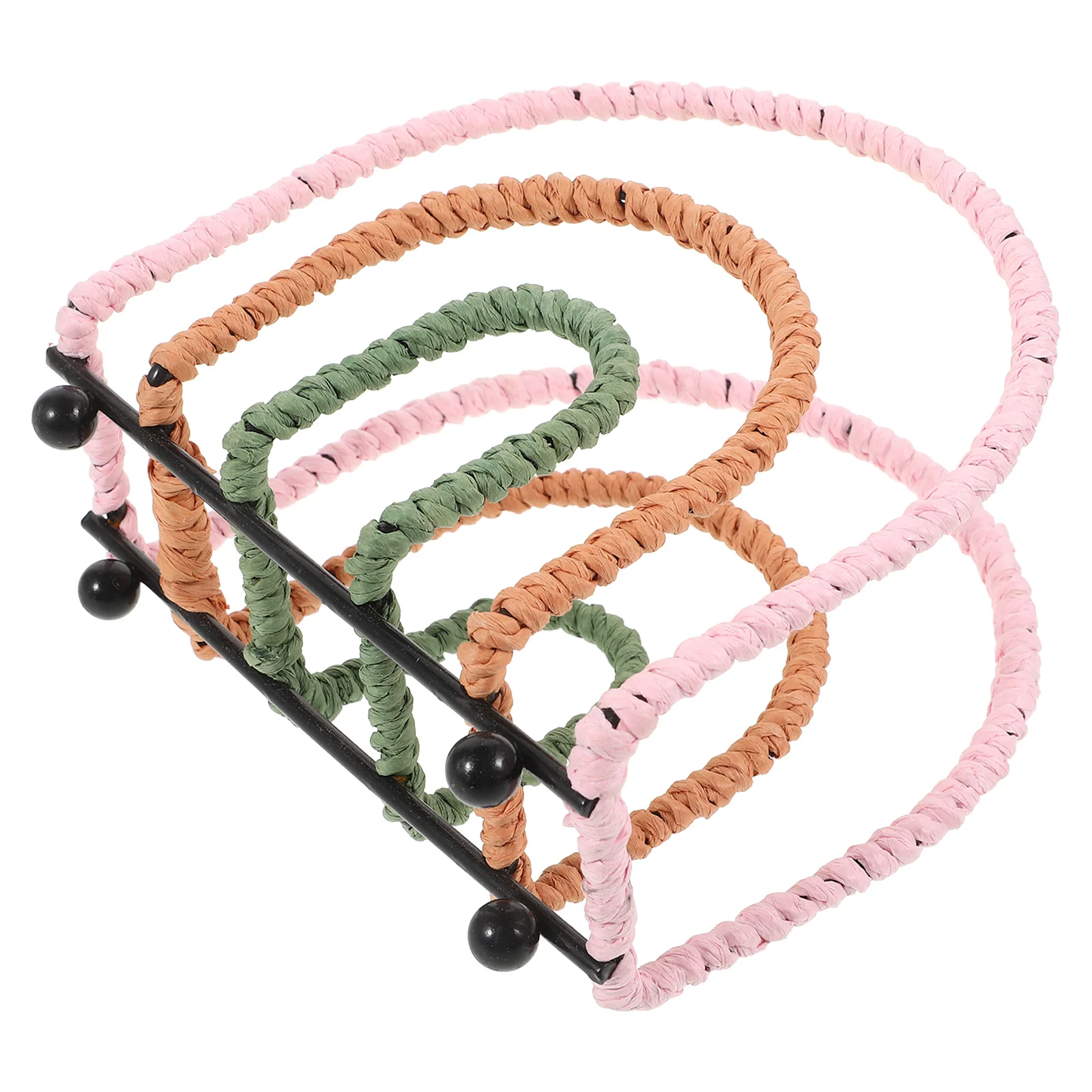 

Paper Towel Holder Stand For Kitchen Napkin Organizer Iron Tissue Storage Rack Desktop Decorative Napkin Stand