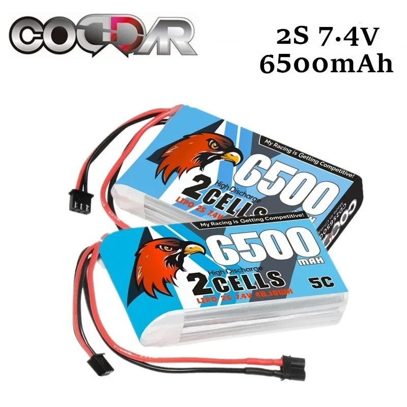 2S 6500mAh 7.4V 5C Lipo Battery For Radiomaster BOXER Remote Control Transmitter RX TX Receiver Remote Control With XT30 Plug