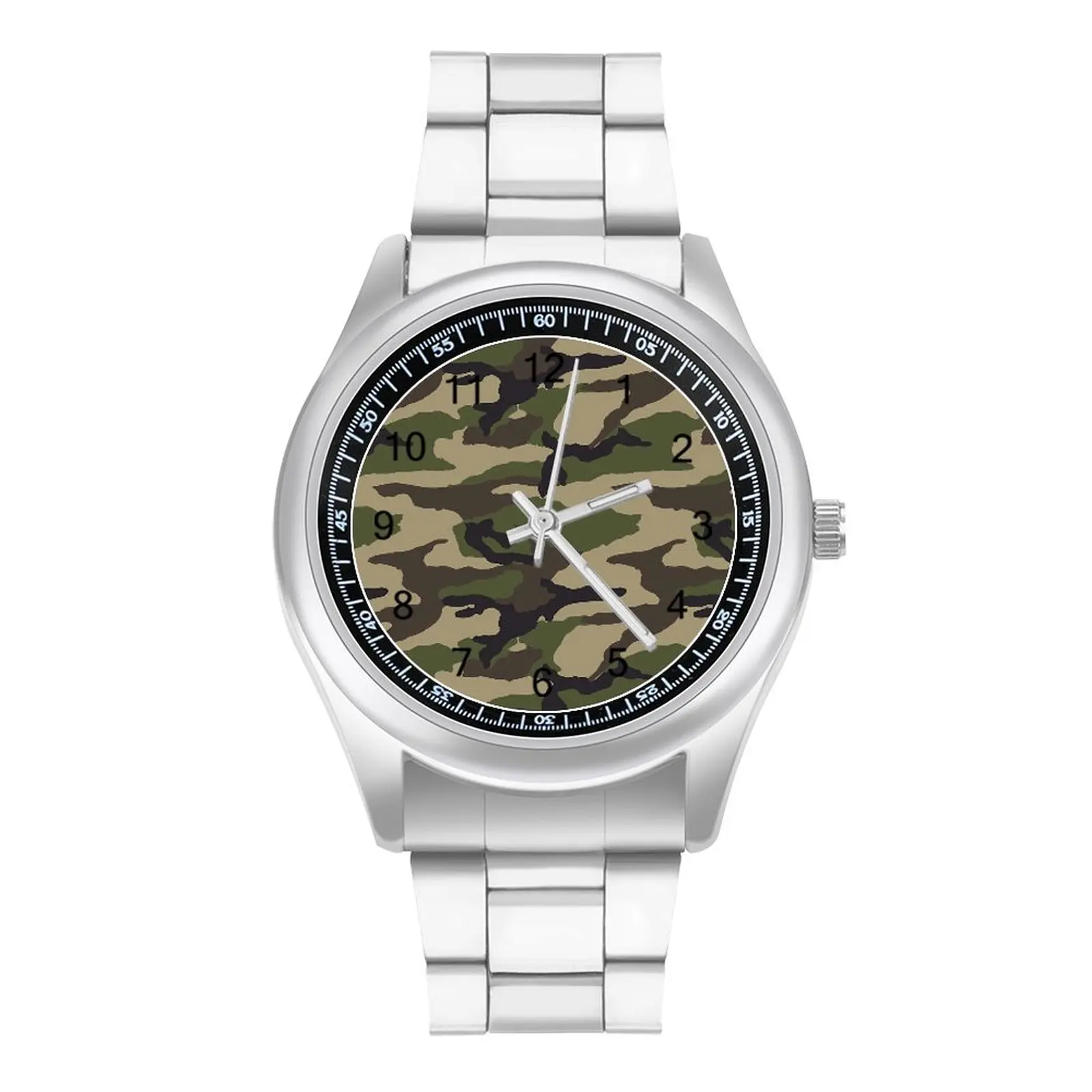 Classic Military Camo Quartz Watch Jungle Camouflage Photo Cute Wrist Watches Stainless Wholesale Office Man Wristwatch